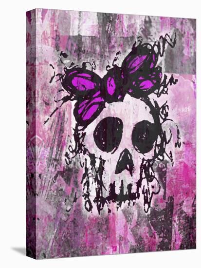 Sketched Skull Princess-Roseanne Jones-Stretched Canvas