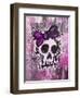 Sketched Skull Princess-Roseanne Jones-Framed Giclee Print