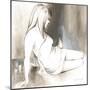 Sketched Waking Woman II-Lanie Loreth-Mounted Premium Giclee Print