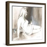 Sketched Waking Woman II-Lanie Loreth-Framed Art Print