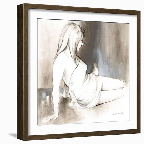 Sketched Waking Woman II-Lanie Loreth-Framed Art Print