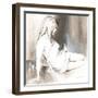 Sketched Waking Woman II-Lanie Loreth-Framed Art Print