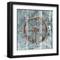 Sketched Wheel-OnRei-Framed Art Print