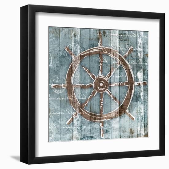 Sketched Wheel-OnRei-Framed Art Print