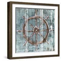 Sketched Wheel-OnRei-Framed Art Print