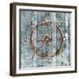 Sketched Wheel-OnRei-Framed Art Print