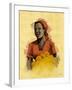 Sketched Woman in Color II-Jane Slivka-Framed Art Print