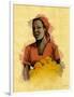 Sketched Woman in Color II-Jane Slivka-Framed Art Print