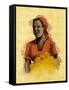 Sketched Woman in Color II-Jane Slivka-Framed Stretched Canvas