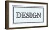 Sketched Words - Design-BG^Studio-Framed Art Print