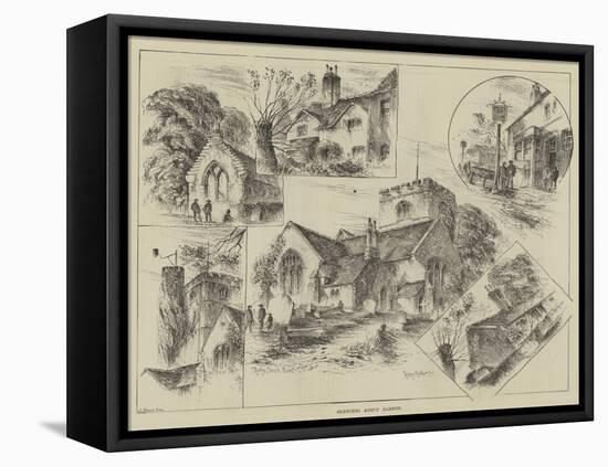 Sketches About Barnet-Herbert Railton-Framed Stretched Canvas