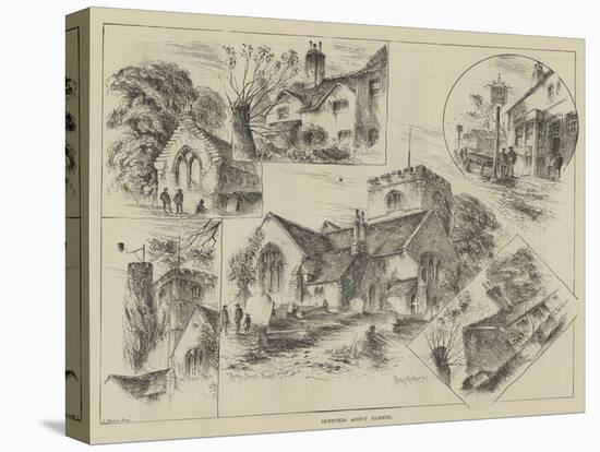 Sketches About Barnet-Herbert Railton-Stretched Canvas