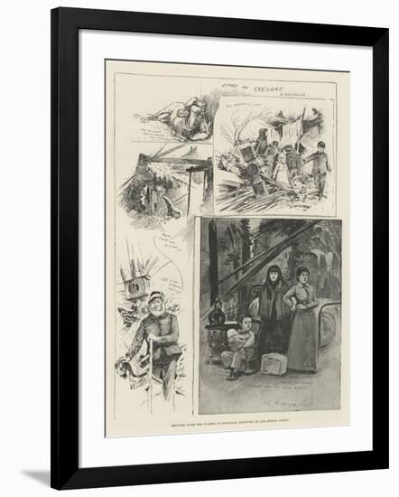 Sketches after the Cyclone at Louisville, Kentucky-Henry Charles Seppings Wright-Framed Giclee Print