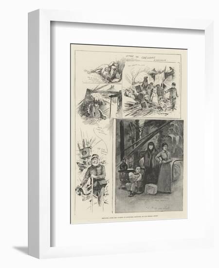 Sketches after the Cyclone at Louisville, Kentucky-Henry Charles Seppings Wright-Framed Giclee Print