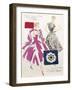 Sketches and Fabric Swatches, from L'Oficiel de La Couleur Des Industries de La Mode-null-Framed Giclee Print