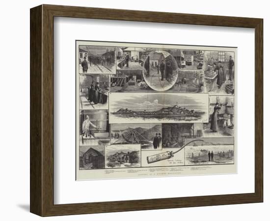 Sketches at a Dynamite Manufactory-null-Framed Giclee Print