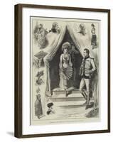 Sketches at a Fancy-Dress Ball at the Royal Albert Hall-Henry Stephen Ludlow-Framed Giclee Print