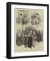 Sketches at a Manchester Cotton Factory-Charles Green-Framed Giclee Print