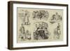 Sketches at a Rustic Cricket Match-William Ralston-Framed Giclee Print