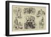Sketches at a Rustic Cricket Match-William Ralston-Framed Giclee Print