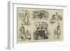 Sketches at a Rustic Cricket Match-William Ralston-Framed Giclee Print