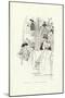 Sketches at a Spanish Carnival-Phil May-Mounted Giclee Print