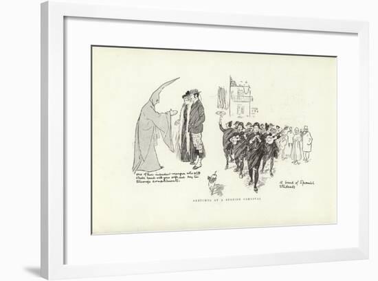 Sketches at a Spanish Carnival-Phil May-Framed Giclee Print