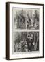 Sketches at a State Concert at Buckingham Palace-Sydney Prior Hall-Framed Giclee Print