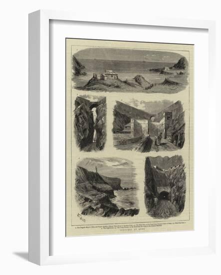 Sketches at Aden-null-Framed Giclee Print