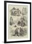 Sketches at an Irish Cattle Fair-null-Framed Giclee Print