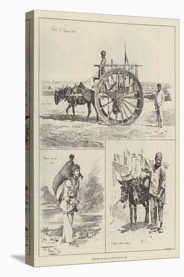 Sketches at Baku, on the Caspian Sea-Frederick Pegram-Stretched Canvas