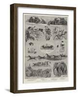 Sketches at Barnum's Show at Olympia-null-Framed Giclee Print