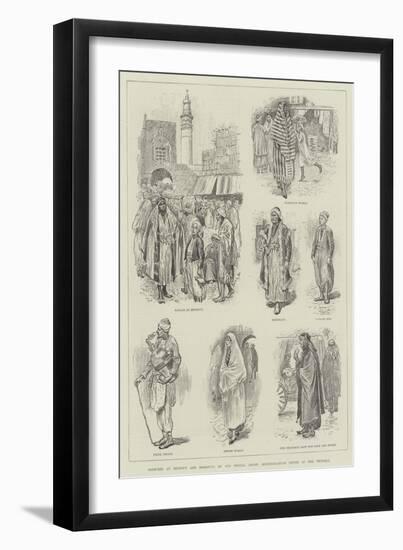 Sketches at Beyrout and Damascus-William Douglas Almond-Framed Premium Giclee Print