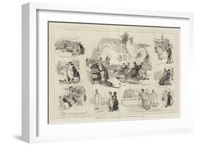 Sketches at Buxton, by a Rheumatic Man-Randolph Caldecott-Framed Giclee Print