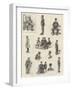 Sketches at Chelsea Hospital, Old Pensioners-William Douglas Almond-Framed Giclee Print