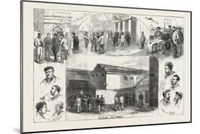 Sketches at Erith During the Strike, a District of Southeast London on the River Thames, 1876, Uk-null-Mounted Giclee Print