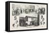 Sketches at Erith During the Strike, a District of Southeast London on the River Thames, 1876, Uk-null-Framed Stretched Canvas