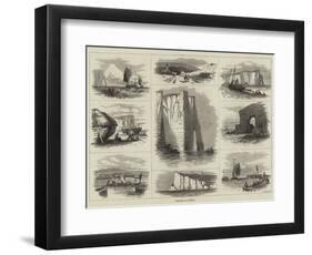 Sketches at Etretat-Walter William May-Framed Premium Giclee Print