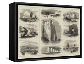 Sketches at Etretat-Walter William May-Framed Stretched Canvas