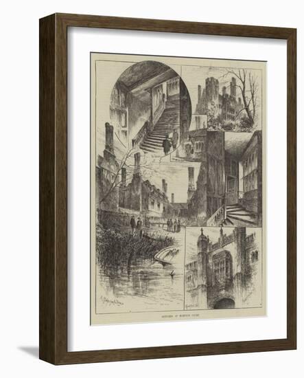 Sketches at Hampton Court-Herbert Railton-Framed Giclee Print