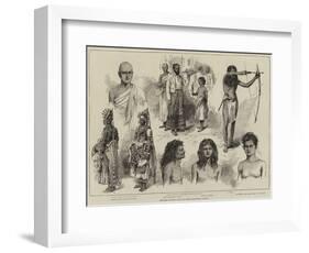 Sketches at Kandy, Ceylon-null-Framed Premium Giclee Print