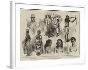 Sketches at Kandy, Ceylon-null-Framed Giclee Print