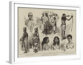 Sketches at Kandy, Ceylon-null-Framed Giclee Print