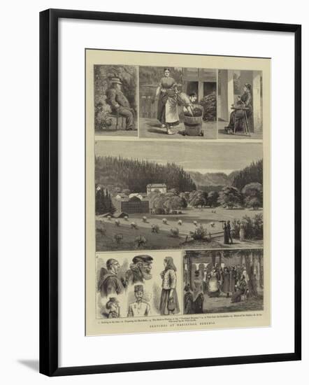 Sketches at Marienbad, Bohemia-null-Framed Giclee Print