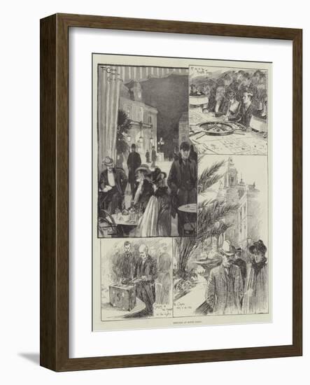 Sketches at Monte Carlo-Frederick Pegram-Framed Giclee Print