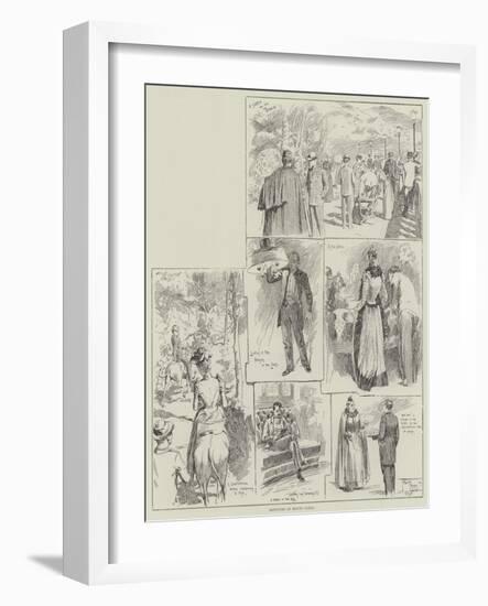 Sketches at Monte Carlo-Frederick Pegram-Framed Giclee Print