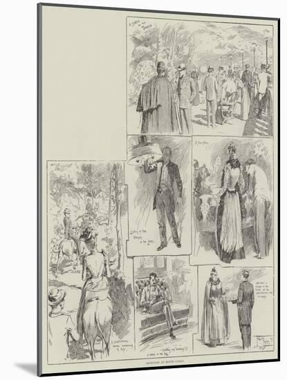 Sketches at Monte Carlo-Frederick Pegram-Mounted Giclee Print