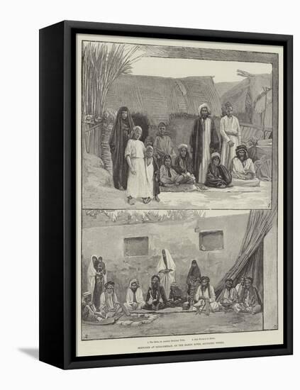 Sketches at Muhammerah, on the Karun River, Southern Persia-null-Framed Stretched Canvas