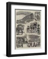 Sketches at Newcastle, Jamaica-William Ralston-Framed Premium Giclee Print