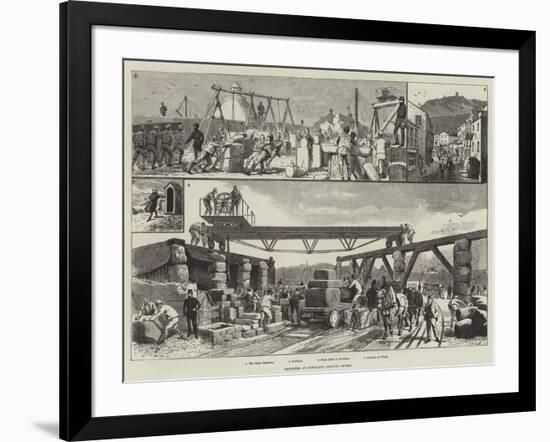 Sketches at Portland Convict Prison-null-Framed Giclee Print